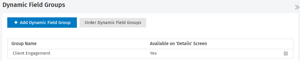Add and order dynamic fields and dynamic field groups
